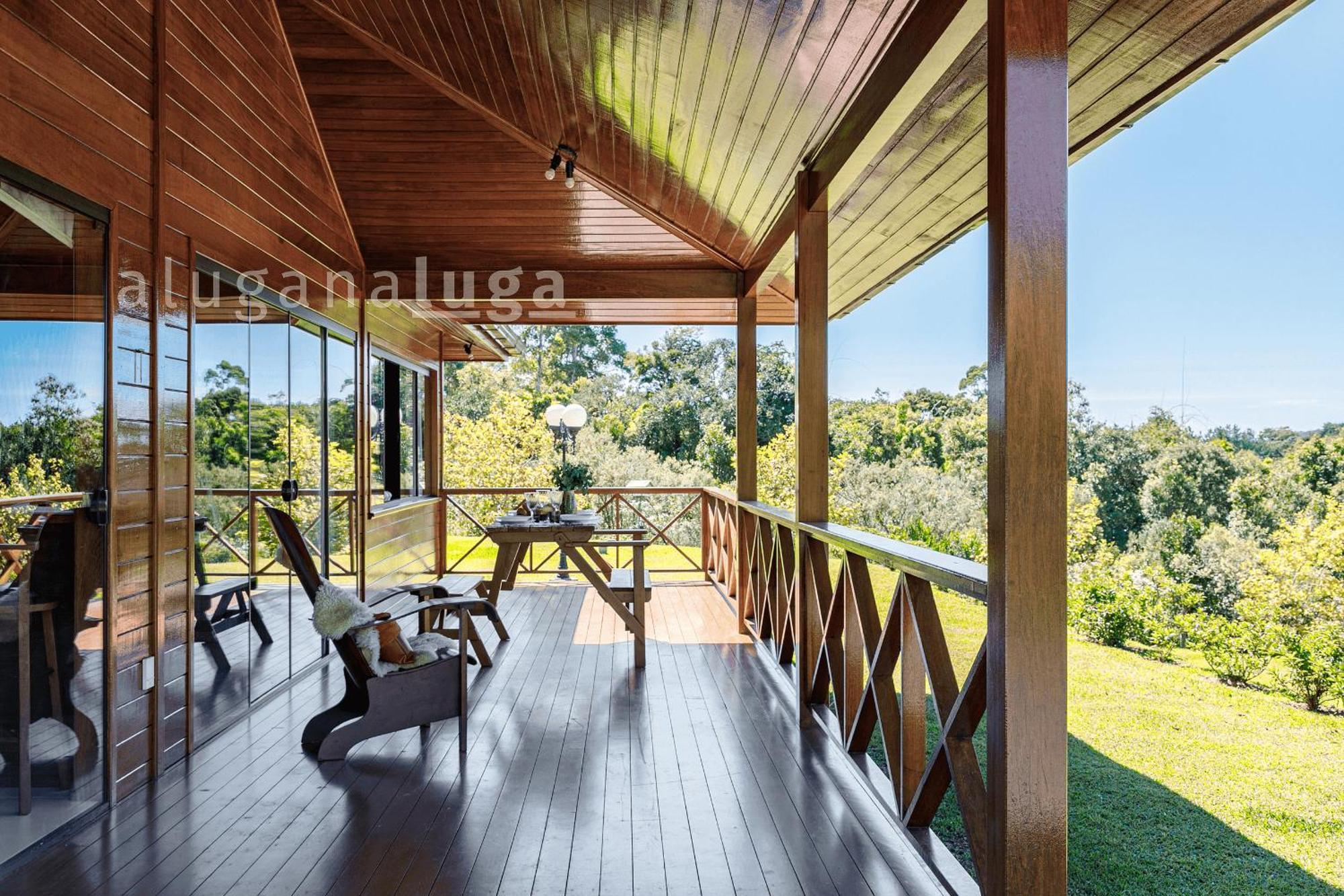 Villa Dos Platanos Em Rancho Queimado Bagian luar foto