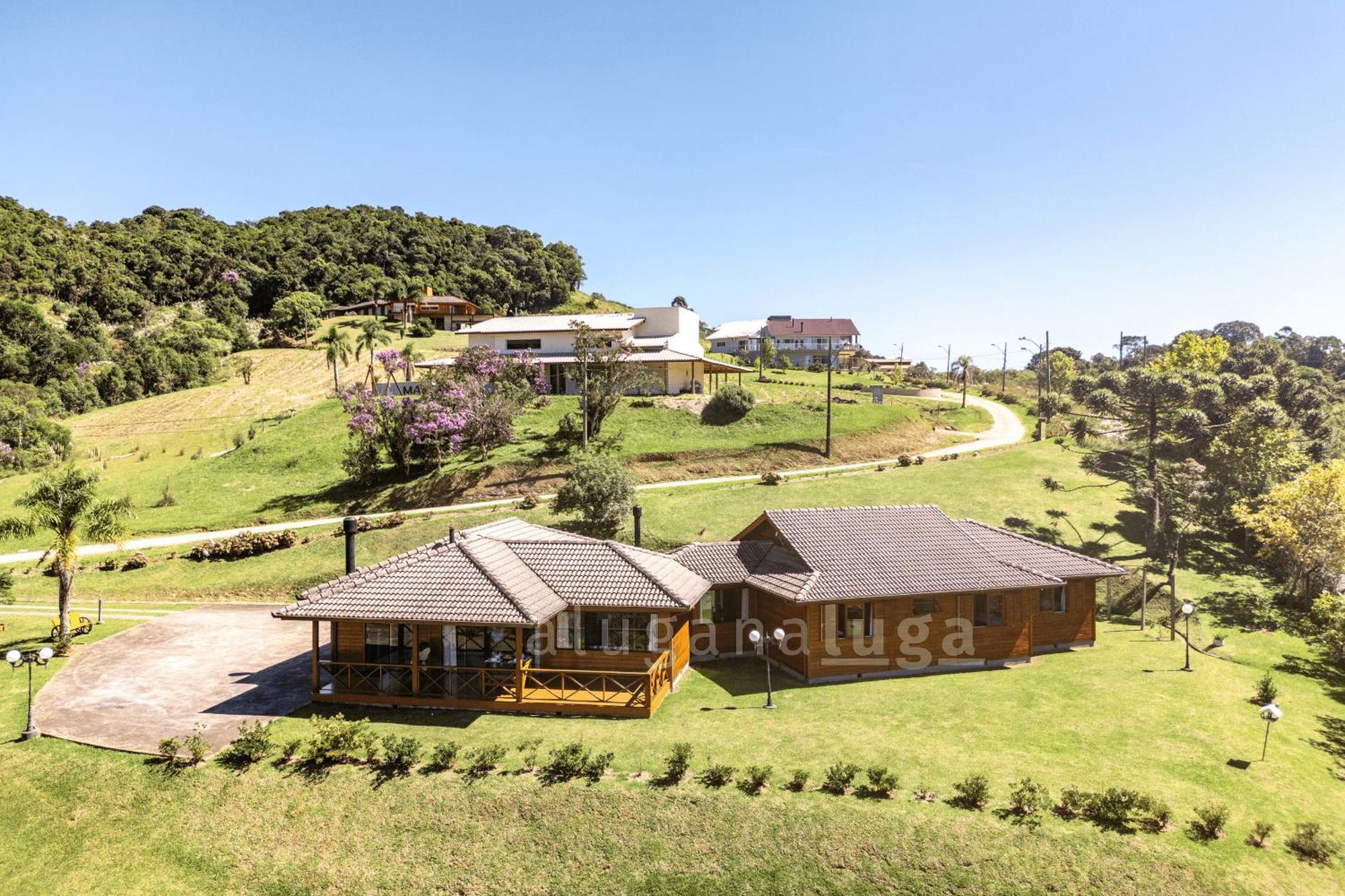 Villa Dos Platanos Em Rancho Queimado Bagian luar foto